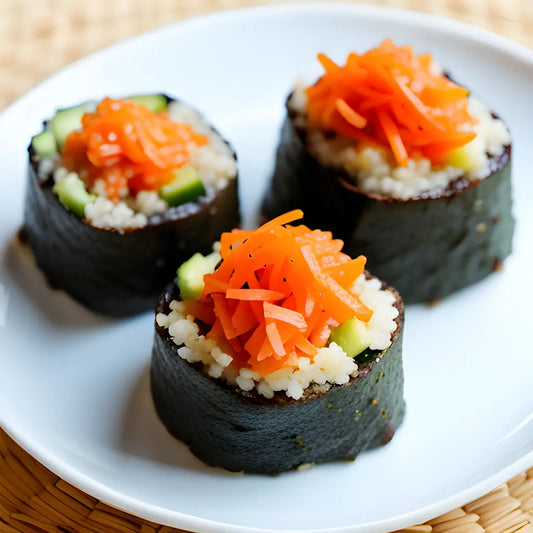 Little-millet-Vegan-Sushi-Millet-Sushi-Vegetarian-Sushi Krafted Millets