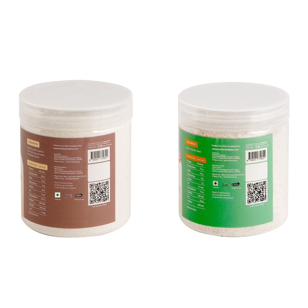Ragi Idli Mix and Ragi Dosa Mix