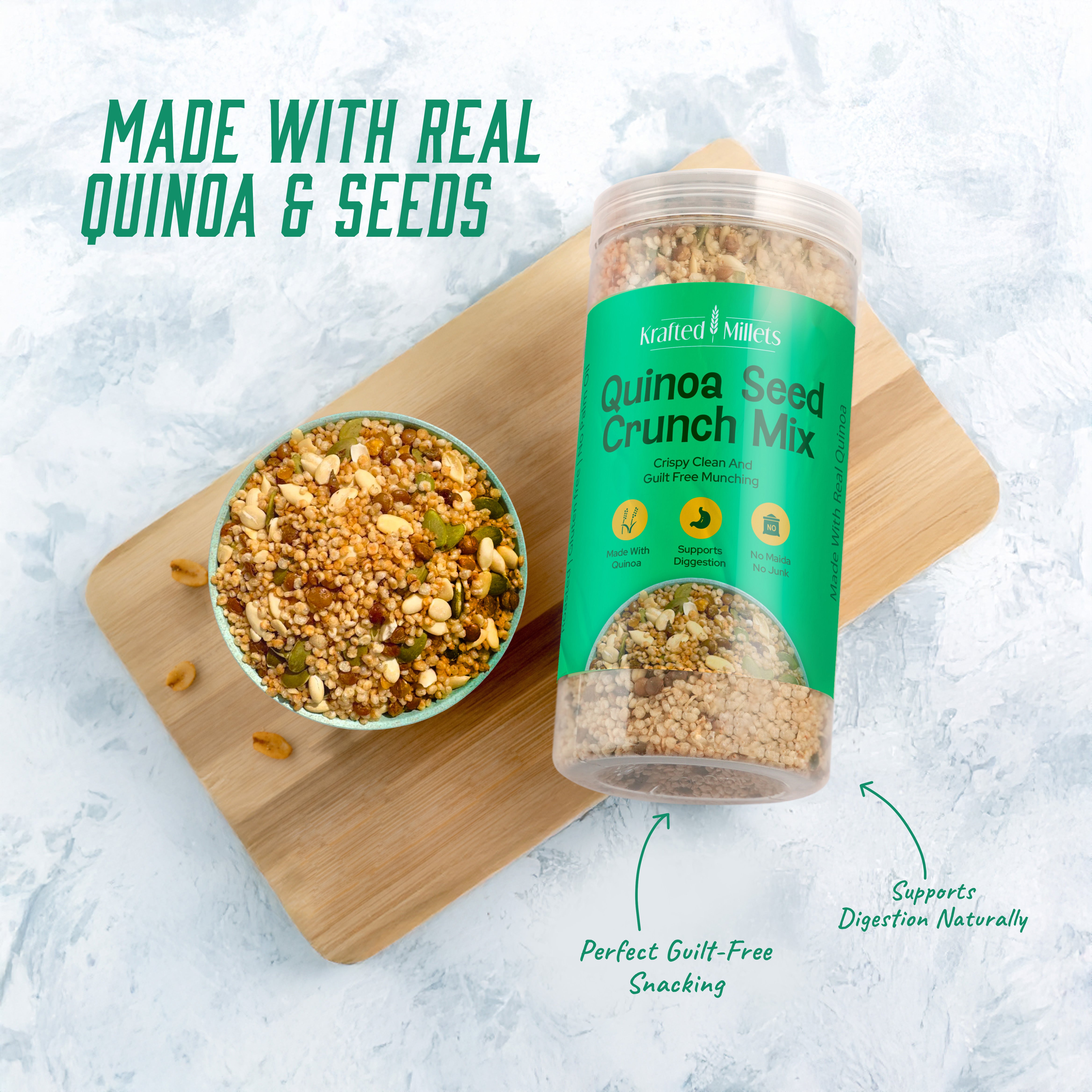 Quinoa Seed Crunch Mix