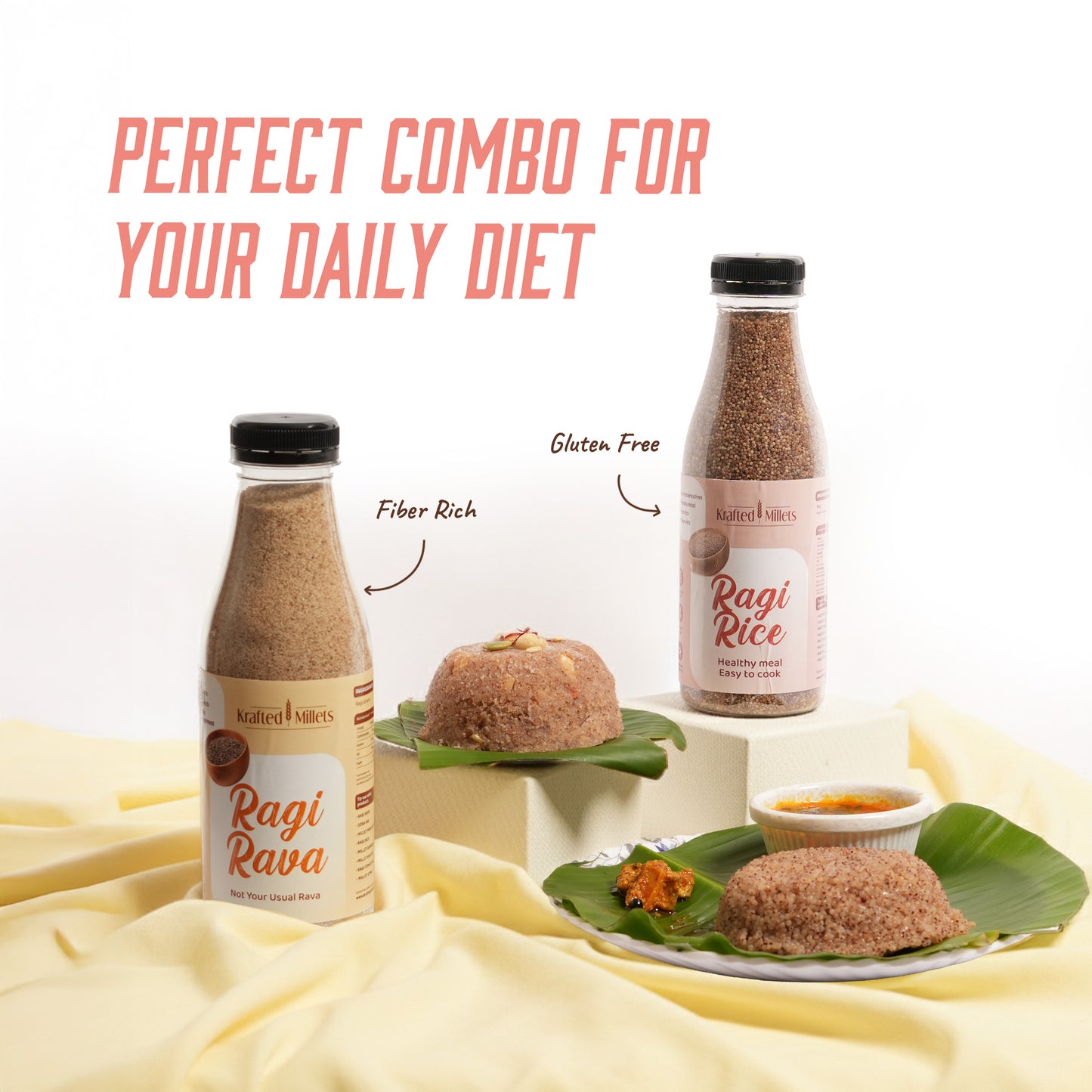 Ragi Rice and Ragi Rava
