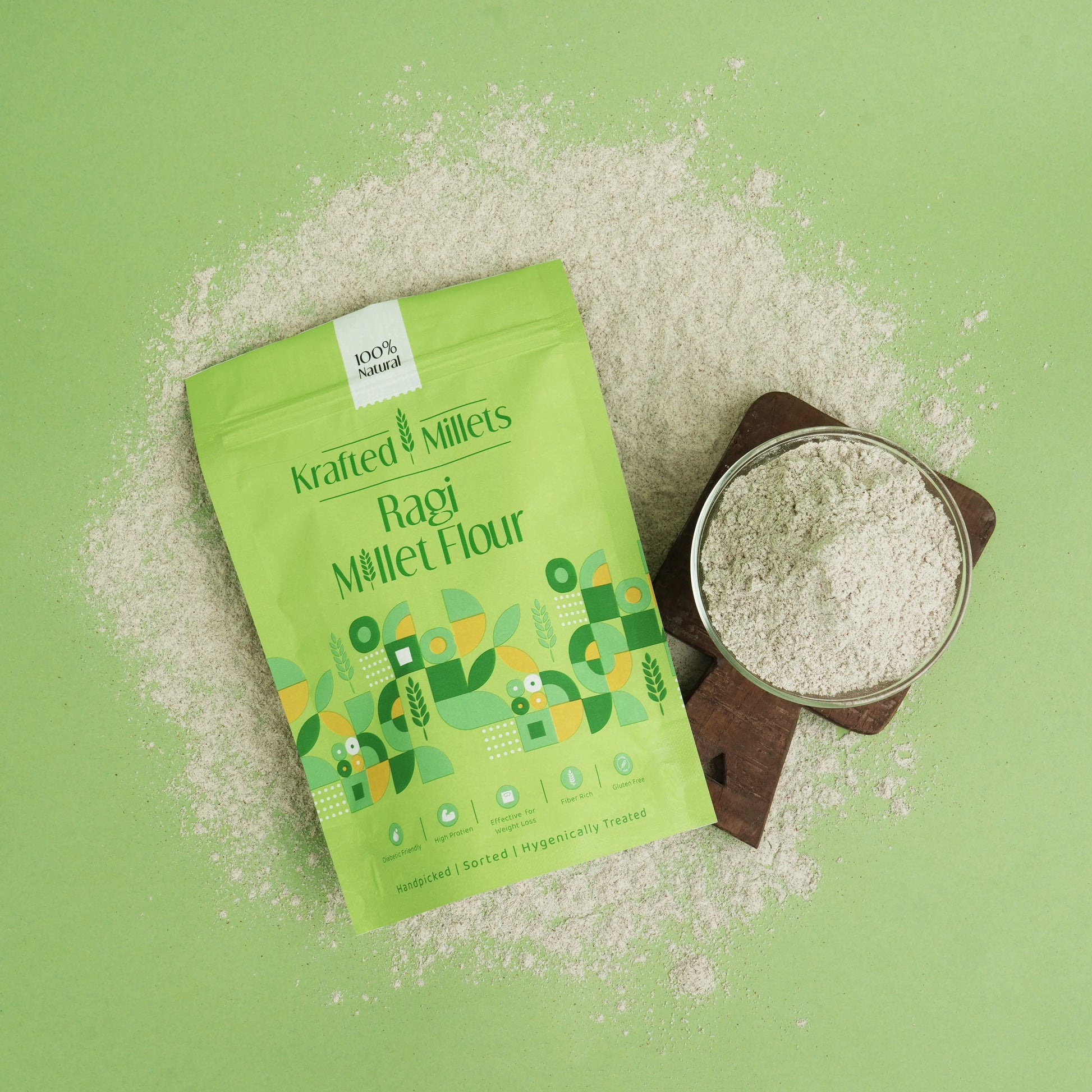 Ragi Millet Flour.