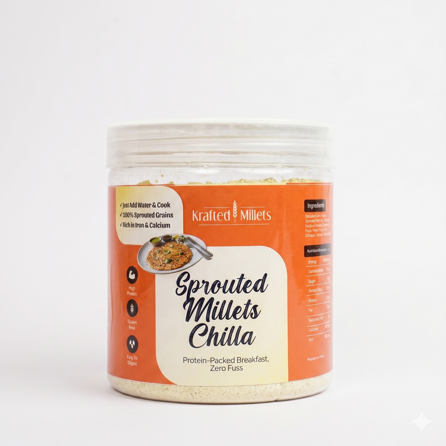 Sprouted Millets Chilla — Protein-Packed Breakfast