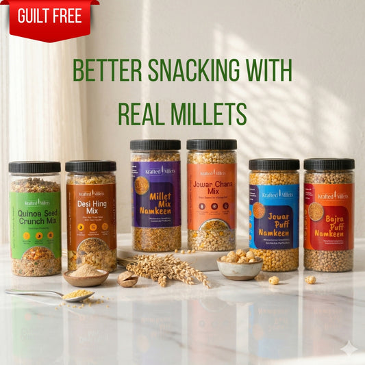 Healthy Millet Namkeen & Snacks Combo – 6 Packs
