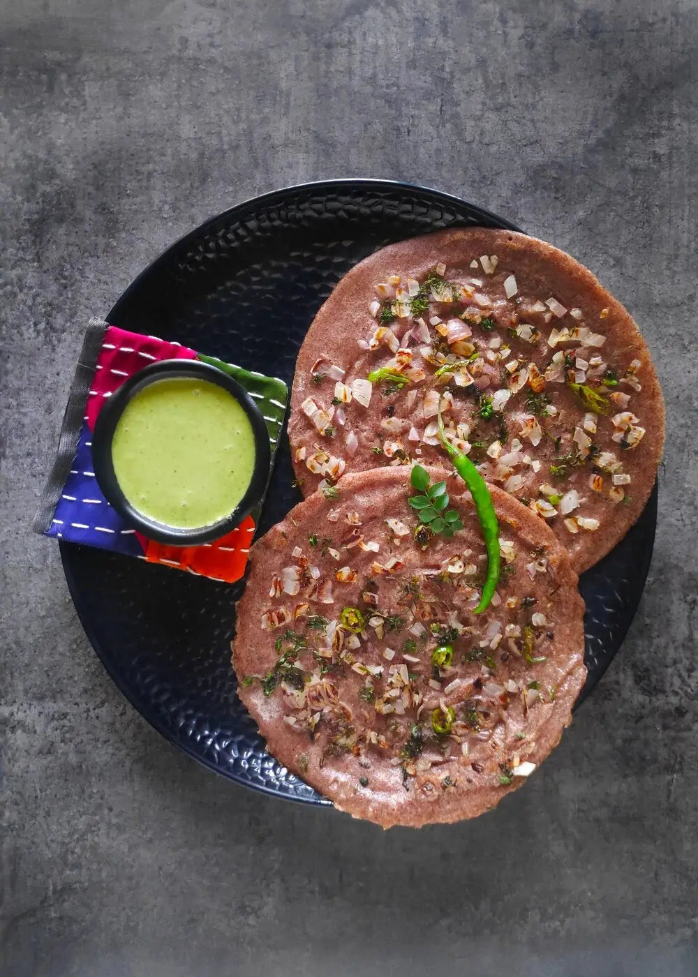Ragi-Rava-Uttapam Krafted Millets
