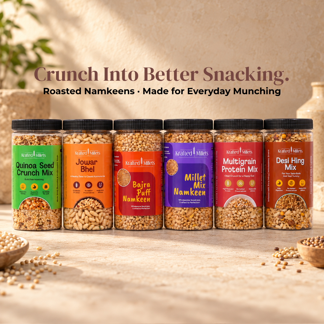 Healthy Millet Namkeen & Snacks Combo – 6 Packs