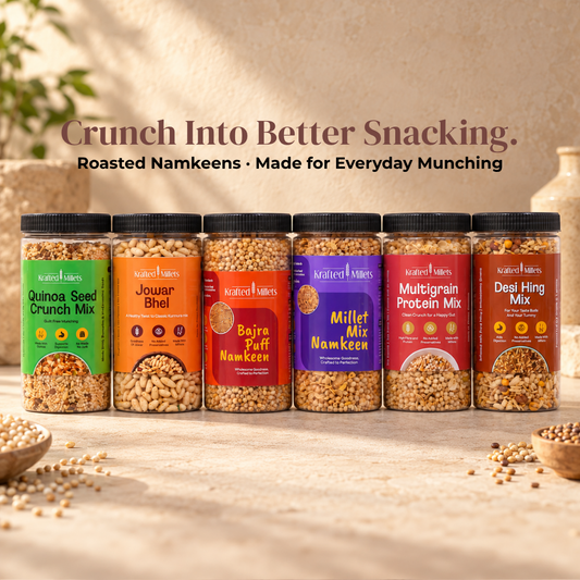 Healthy Millet Namkeen & Snacks Combo – 6 Packs