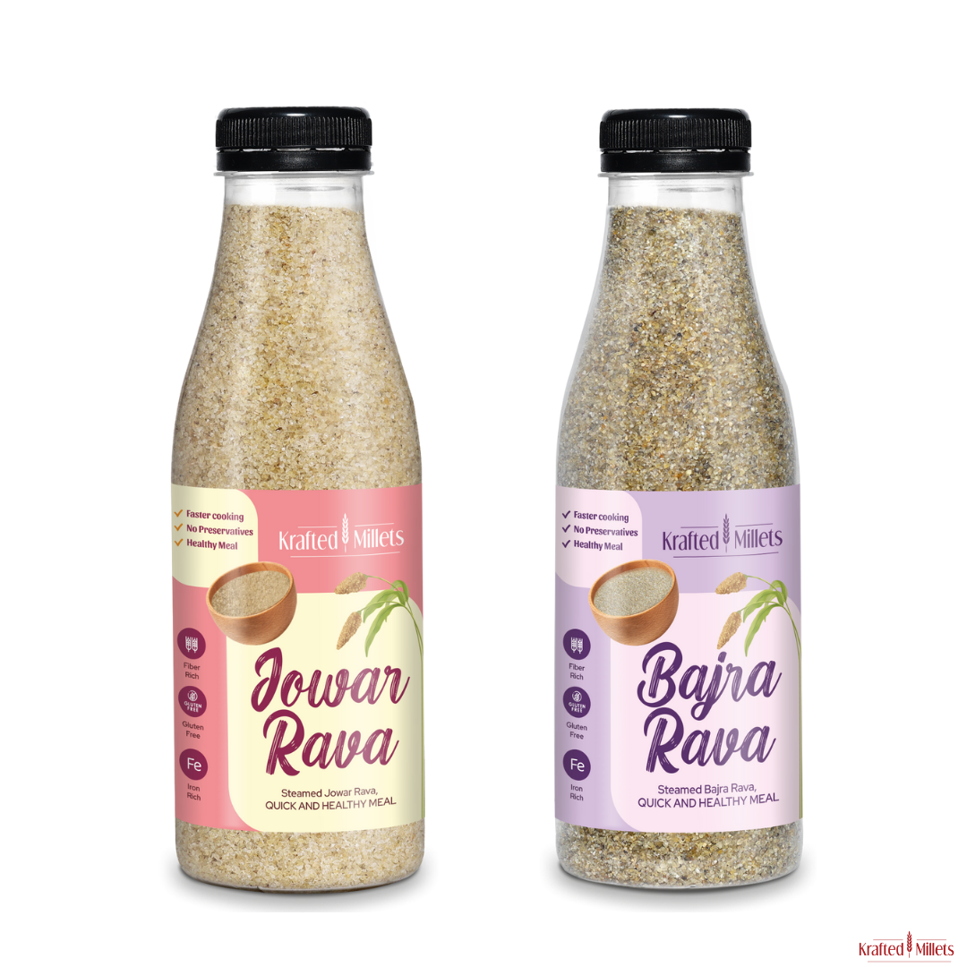 Jowar Rava and Bajra Rava