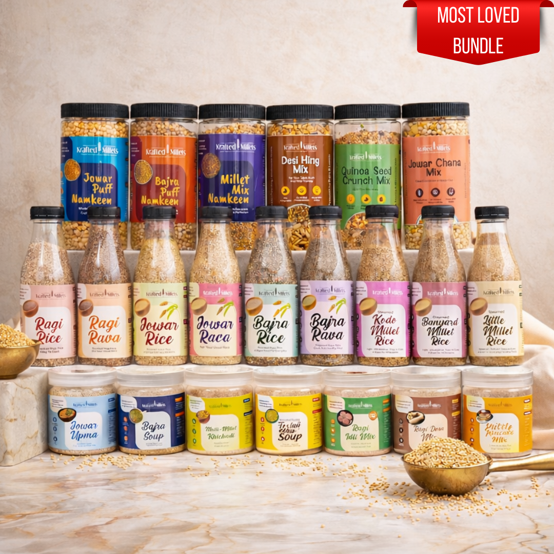 Krafted Millets Total Health Combo – Complete Wellness Collection