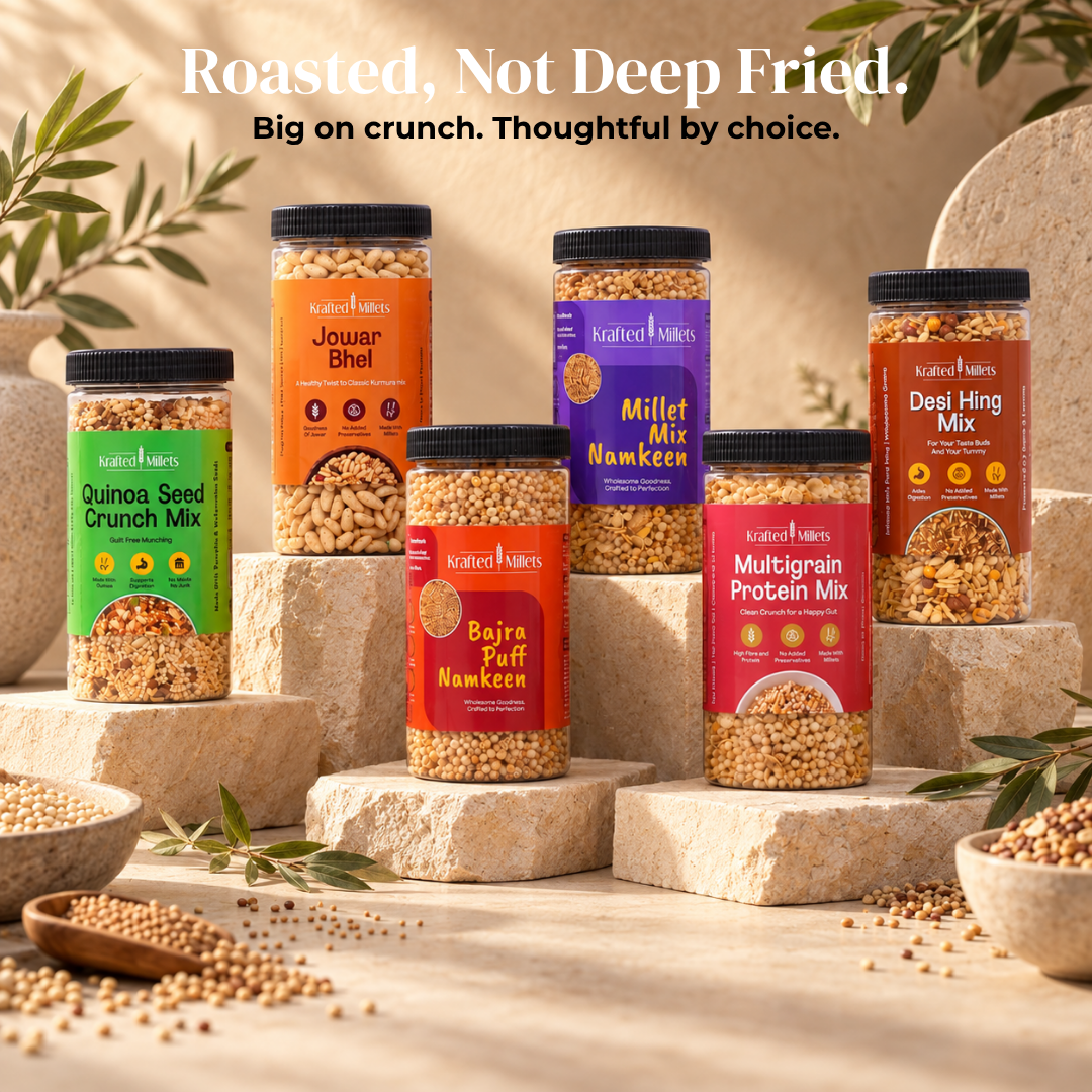 Healthy Millet Namkeen & Snacks Combo – 6 Packs