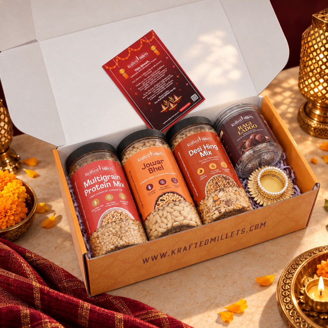 Krafted Healthy Gift Box – Roasted & Guilt-Free Snack Hamper