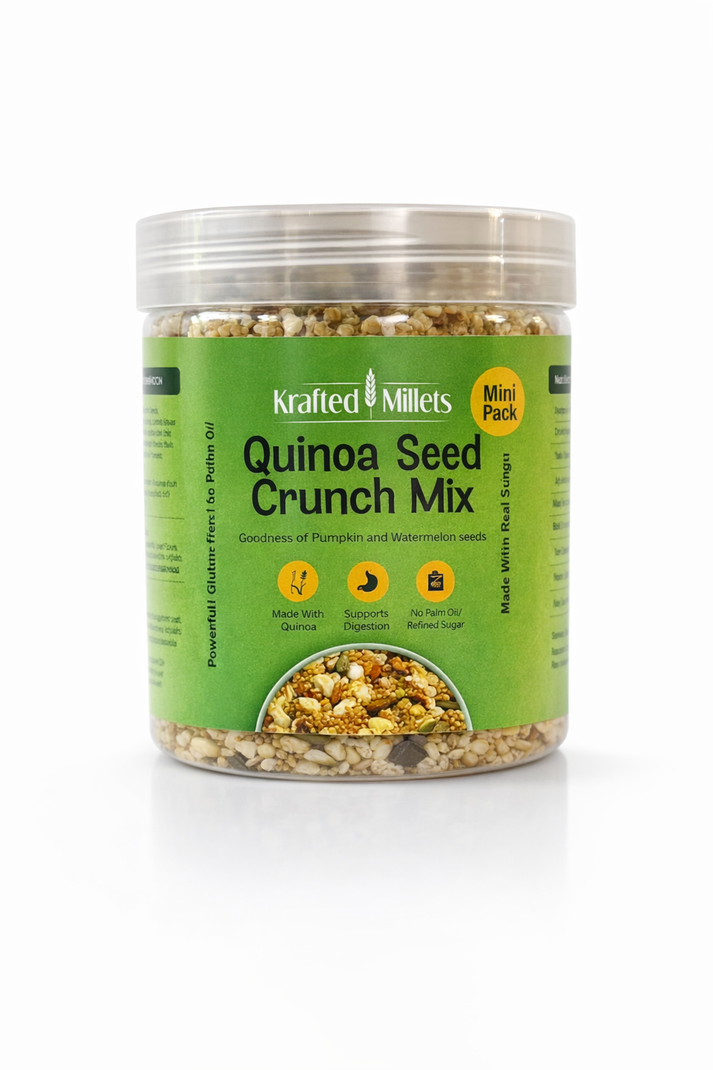 Quinoa Seed Crunch mix - Mini Pack – Krafted Millets