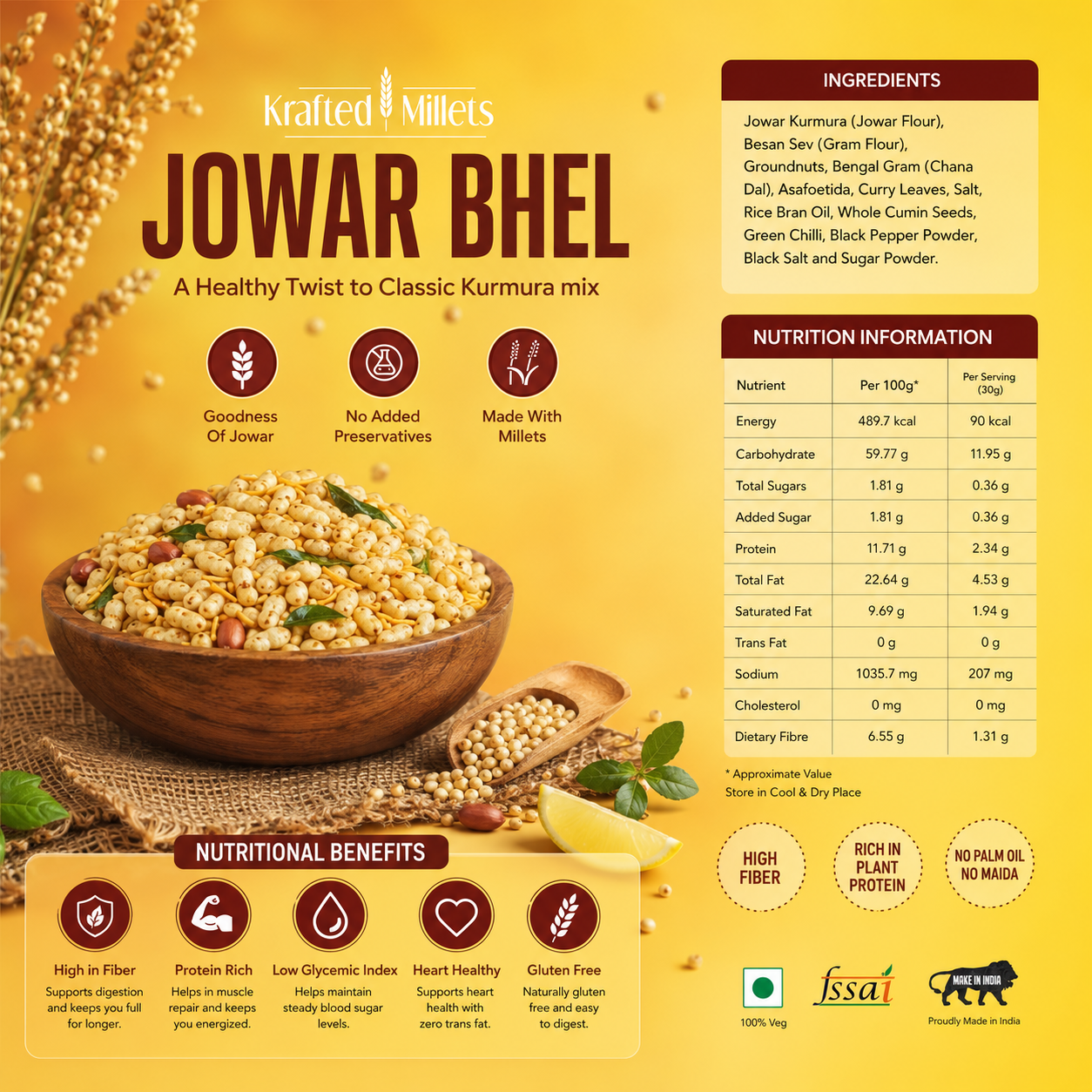 Jowar bhel