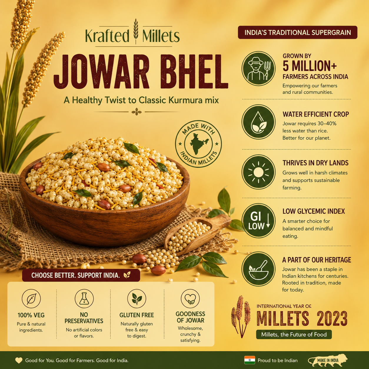 Jowar bhel
