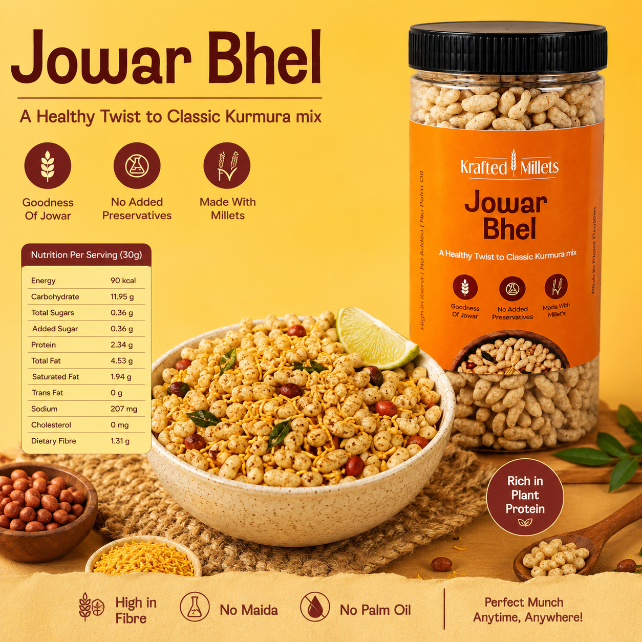 Jowar bhel
