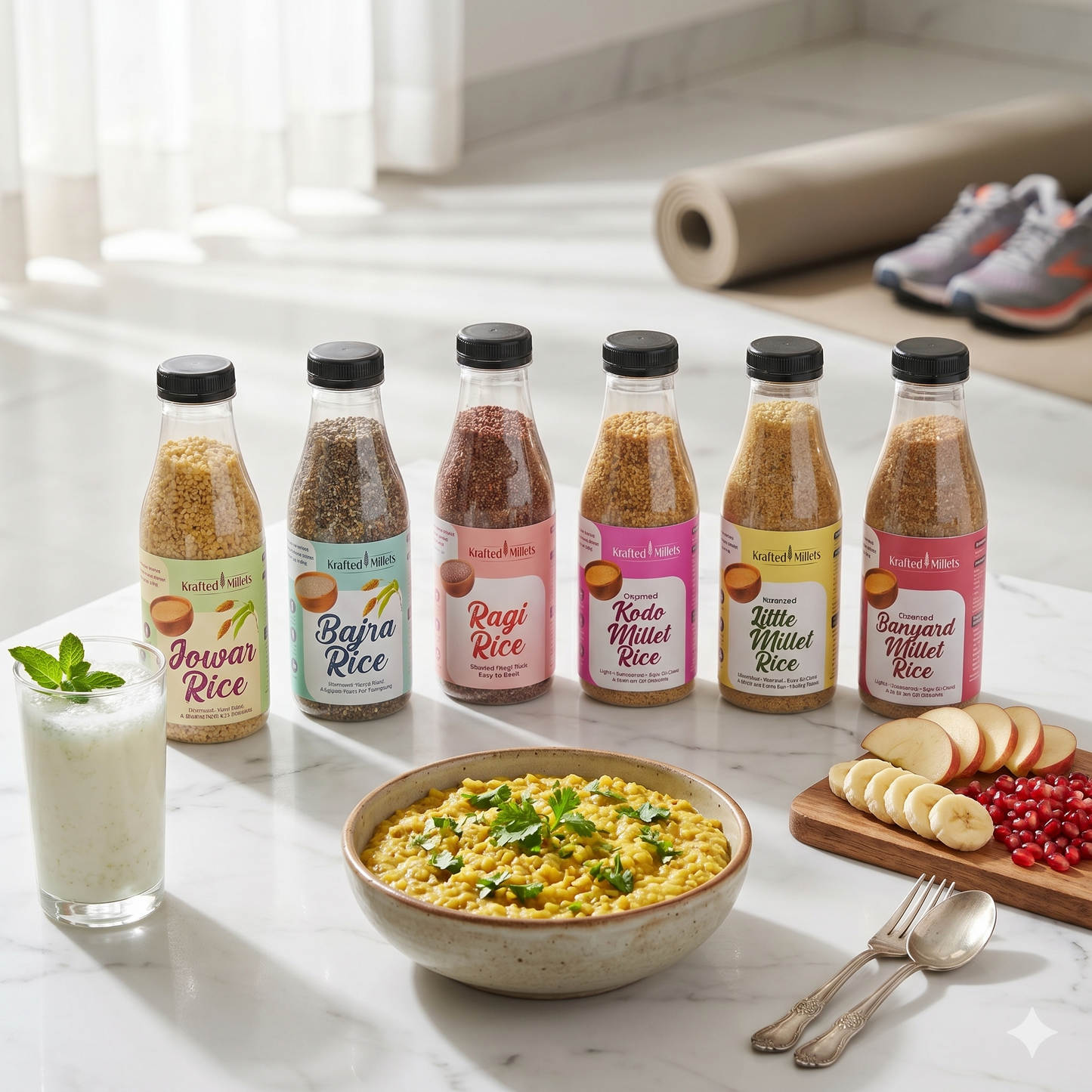 Millet Rice Combo (Pack of 6) | Jowar, Bajra, Ragi, Kodo, Little & Banyard