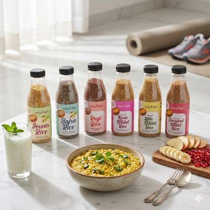 Millet Rice Combo (Pack of 6) | Jowar, Bajra, Ragi, Kodo, Little & Banyard