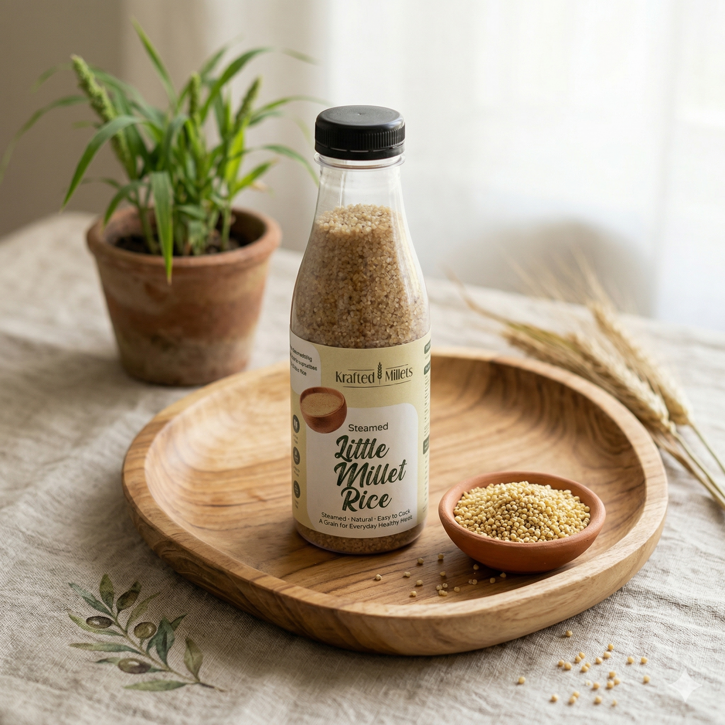 Steamed Little Millet Rice