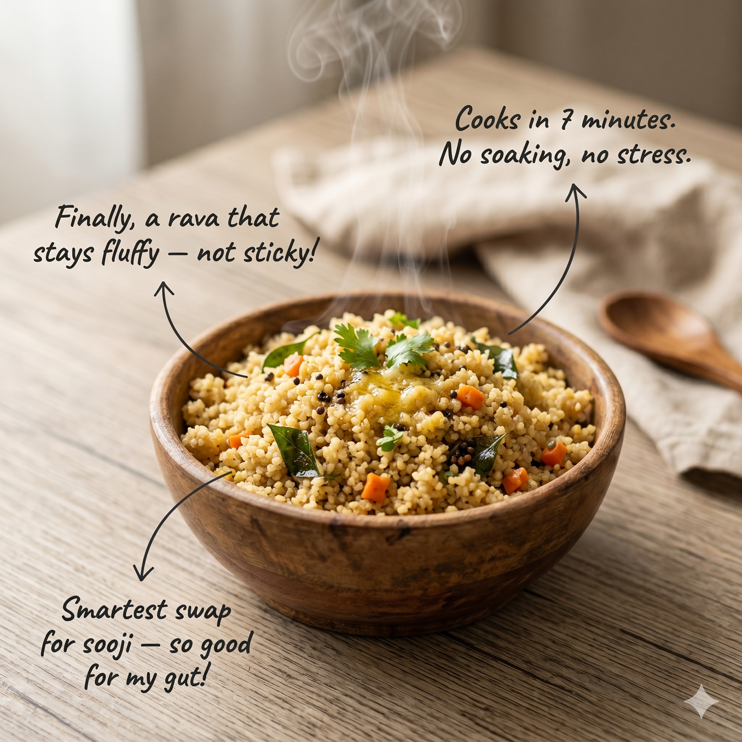 Jowar Rava, Bajra Rava and Ragi Rava Combo Pack