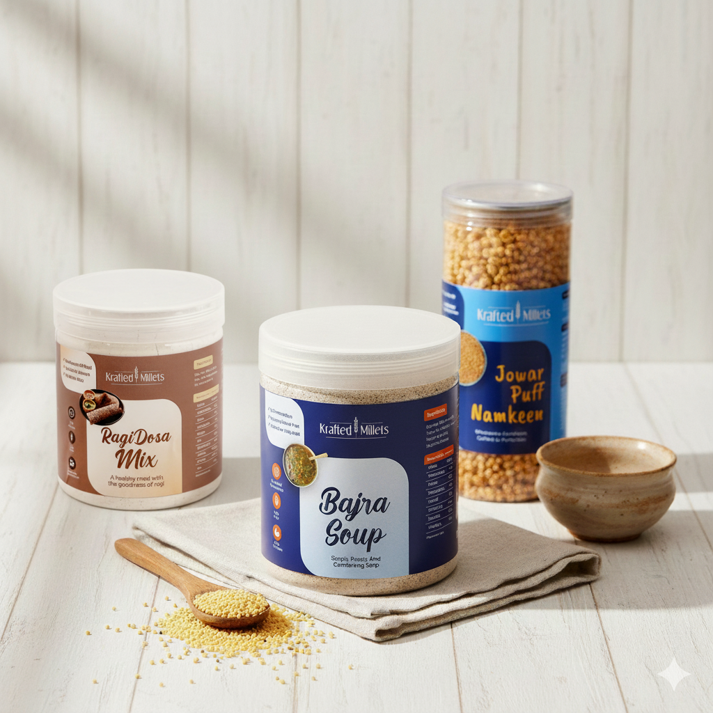 Krafted Millets Everyday Health Combo