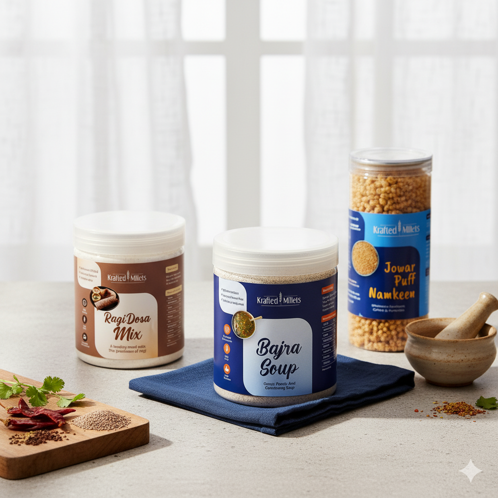 Krafted Millets Everyday Health Combo