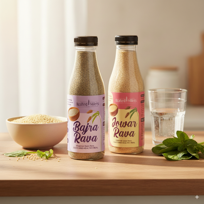 Ragi Rava and Bajra Rava