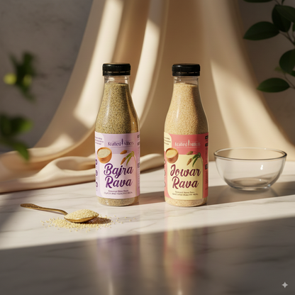 Ragi Rava and Bajra Rava