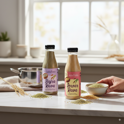 Jowar Rava and Bajra Rava