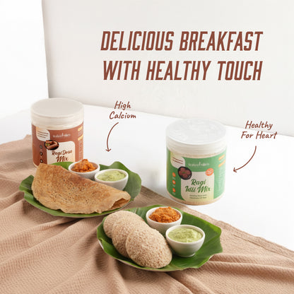 Ragi Idli Mix and Ragi Dosa Mix