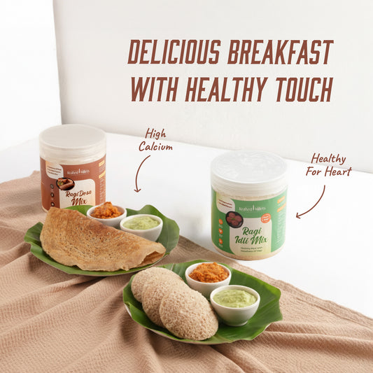 Ragi Idli Mix and Ragi Dosa Mix