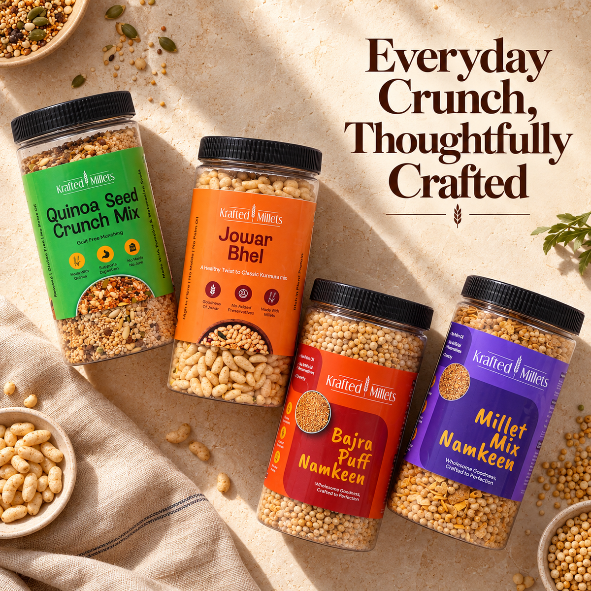 Mother’s Special – Millet Namkeen Combo