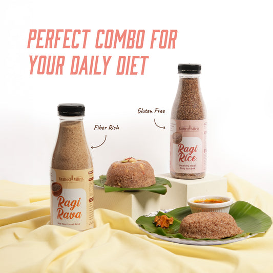 Ragi Rice and Ragi Rava