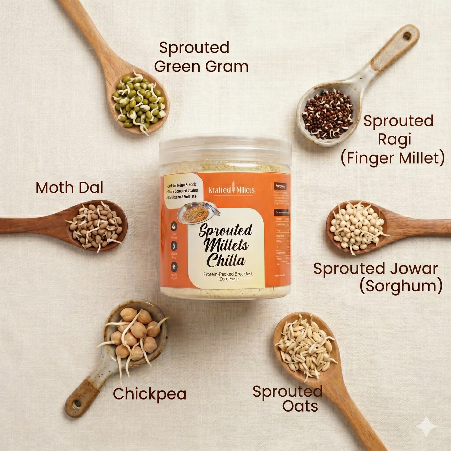 Sprouted Millets Chilla — Protein-Packed Breakfast